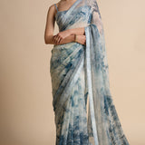 Morava Sequin Chiffon Saree