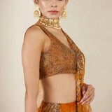 Mustard Floral Lehenga Set