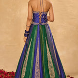 Blue Naina Lehenga
