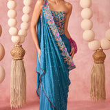 Itra Drape Skirt Set
