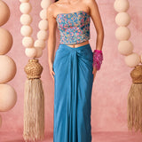 Itra Drape Skirt Set