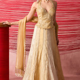 Jugnu Gold Lehenga