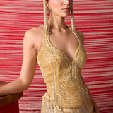 Jugnu Gold Lehenga