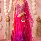 Jugnu Ombre Lehenga