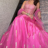Pink Amal Lehenga RTS