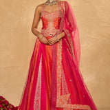 Orange Naina Lehenga