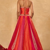 Orange Naina Lehenga