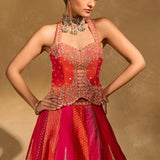 Orange Naina Lehenga