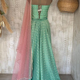 Aqua Skirt Set
