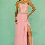 Esita Slit Skirt Set