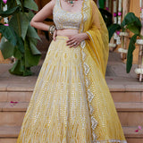 Yellow Mia Lehenga