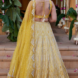 Yellow Mia Lehenga