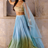 MONET Ombre Lehenga Set