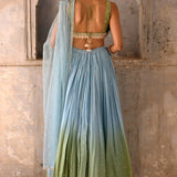 MONET Ombre Lehenga Set