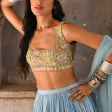 MONET Ombre Lehenga Set