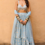 Pearl Jamewar Skirt
