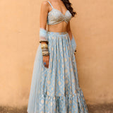 Pearl Jamewar Skirt