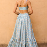 Pearl Jamewar Skirt