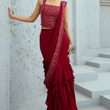 Estelle Corset Pre Drape Saree