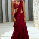 Aura Pre Drape Saree