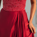 Estelle Drape Skirt Set