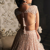 Champagne Sequin Lehenga Set