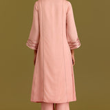 Blush Pink Chanderi Kurta Set