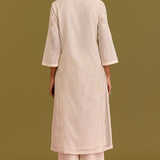Ivory Woven Kurta Set