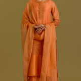 Orange Kurta Set