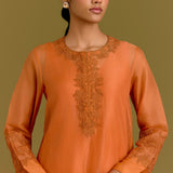 Orange Kurta Set