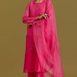 Fuchsia Kurta Set