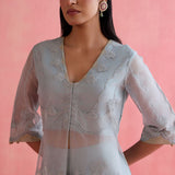 Ada Blue Jacket Set
