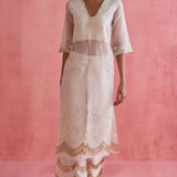 Ada Ivory Jacket Set
