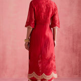 Ada Red Jacket Set