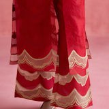 Ada Red Jacket Set