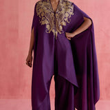 Meher Purple Kaftan Set