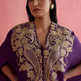 Meher Purple Kaftan Set