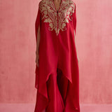 Meher Red Kaftan Set