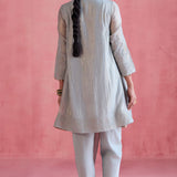 Fiza Blue Dhoti Set