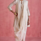 Fiza Ivory Dhoti Set
