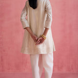 Fiza Ivory Dhoti Set