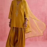 Noor Mustard Farshi Salwar Set