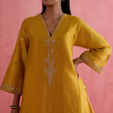 Noor Mustard Farshi Salwar Set