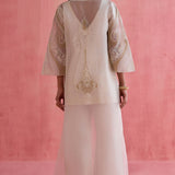 Shireen Ivory Jacket Set
