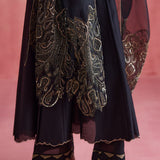 Gul Black Anarkali Set