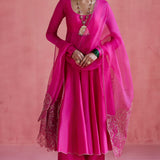 Gul Fuchsia Anarkali Set