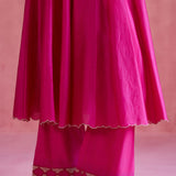 Gul Fuchsia Anarkali Set