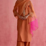Rumi Orange Kurta Set