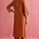 Rumi Orange Kurta Set