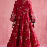 Nazm Red Anarkali Set